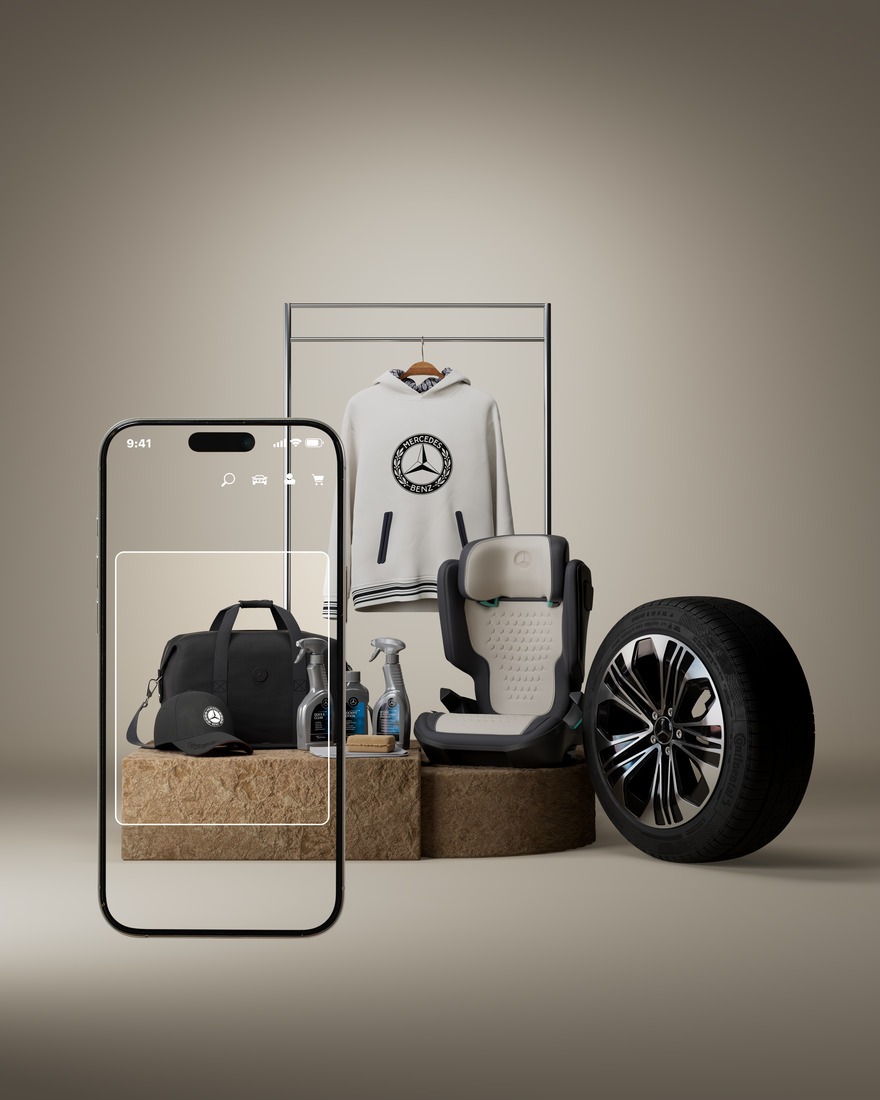 Verschiedene Mercedes-Benz Zubehör-Artikel